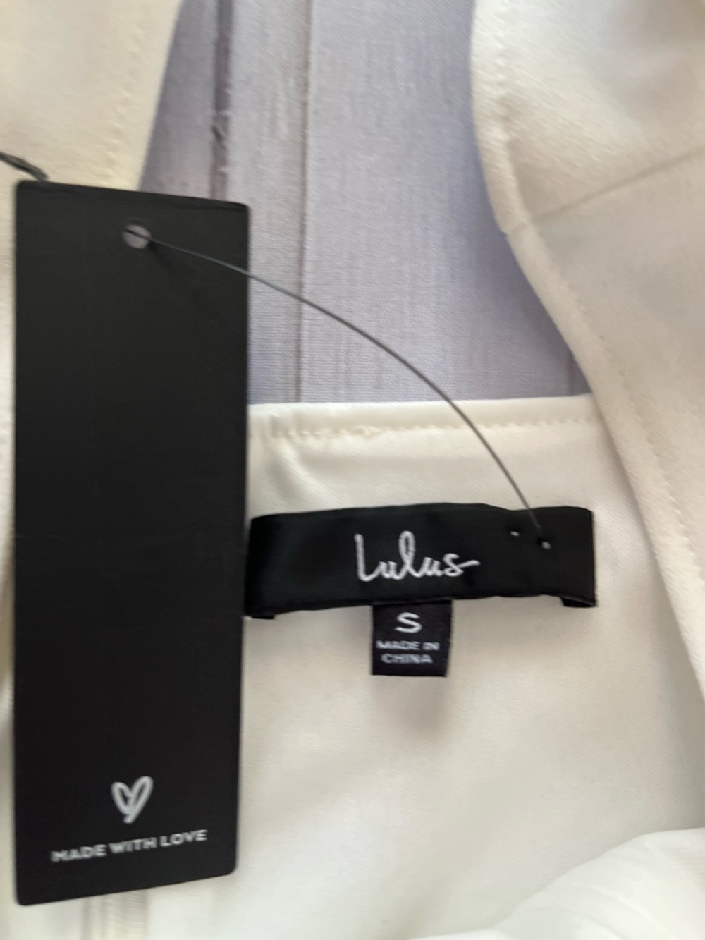 New Lulu’s White Square-Neck sweetheart ruffle bodycon mini dress. Small - Picture 7 of 14